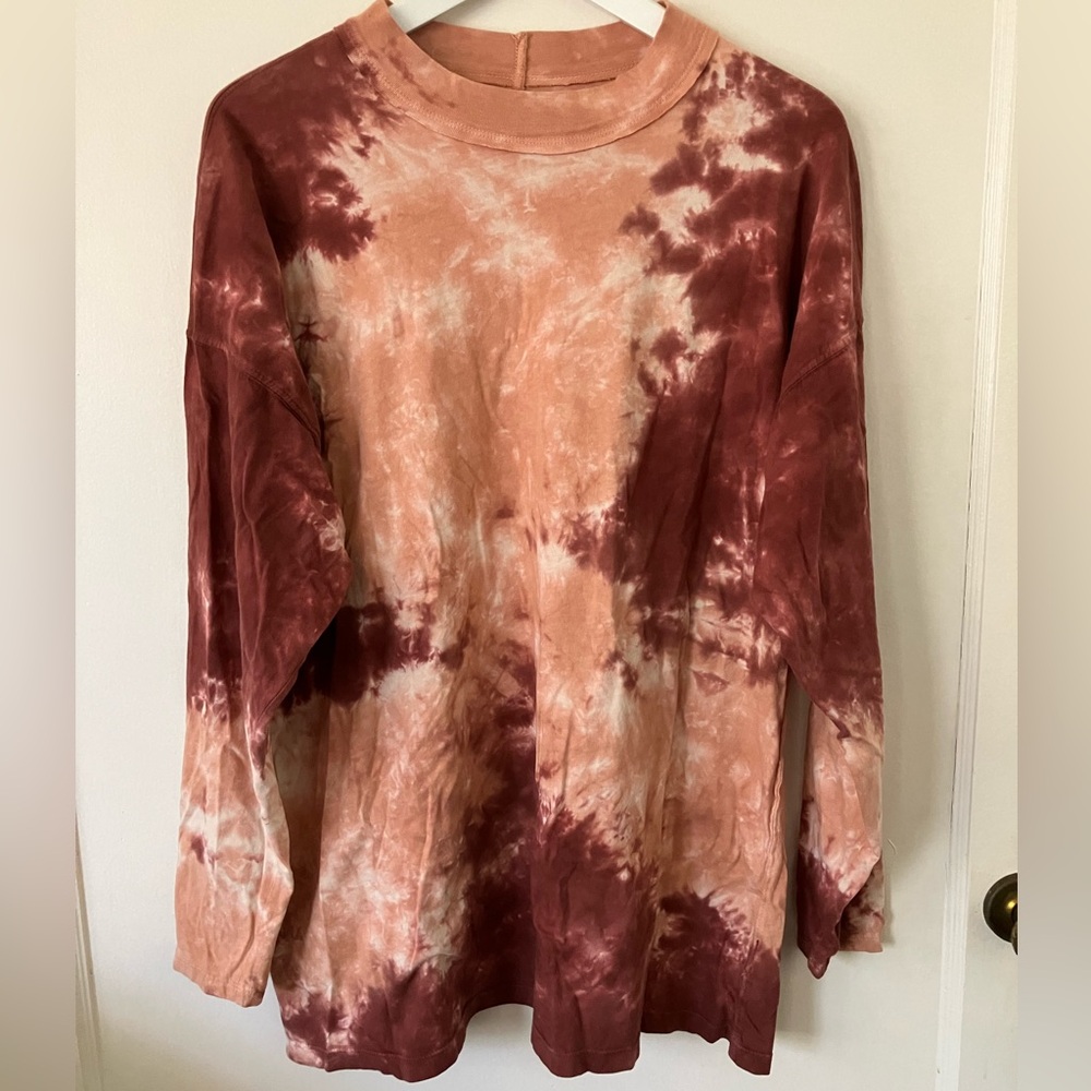 Free People tie dye long sleeve